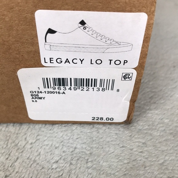 Good Man Brand Legacy Lo Top Army Green New in box - Picture 5 of 9